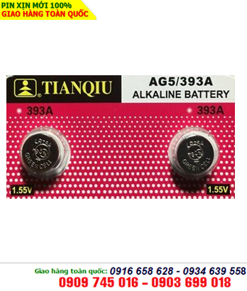 Pin 1.5v Tianqiu AG5,LR754,LR48,193,393 alkaline _1VIÊN